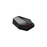Black ATK 8K Wireless Dongle with faceted top and pink/red LED accent light.
